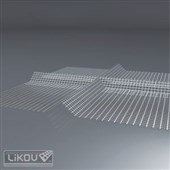 LIKOV Profil bosážní tkaninový LBP-V3 křížový drážka 30/17mm, profil 240/190mm